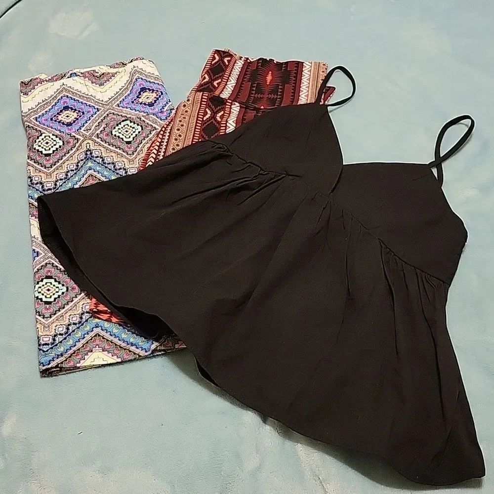 Charlotte Russe pull on skirts and 1 black Halter top Bundle CLEARANCE